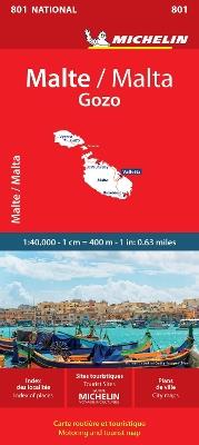 Malta - Michelin National Map 801 - Michelin - cover