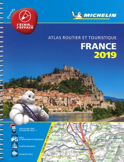 Francia. Atlante 20700 plastificato 2019. Ediz. a spirale - copertina