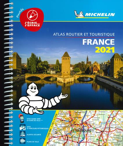 France. Atlas routier et touristique 2021. Ediz. a spirale - copertina