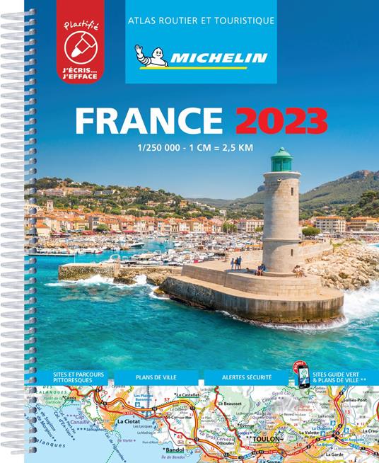 France. Atlas routier et touristique 2023. Ediz. a spirale - copertina