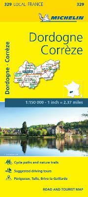 Correze, Dordogne - Michelin Local Map 329 - Michelin - cover