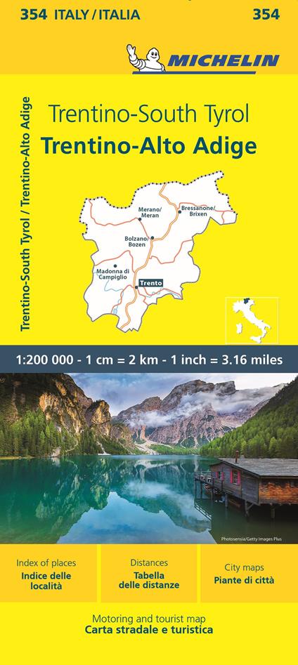 Trentino Alto Adige 1:200.000 - copertina