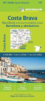 Barcelona y Alrededores Costa Brava - Zoom Map 147: Map - Michelin - cover