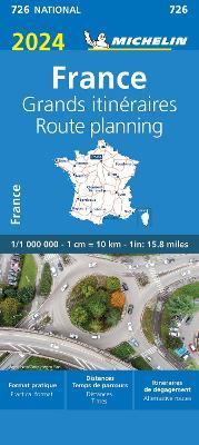 France Route Planning 2024 - Michelin National Map 726: Map - Michelin - cover