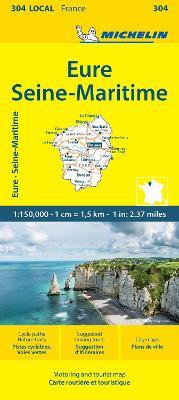 Eure Seine-Maritime - Michelin Local Map 304: Map - Michelin - cover
