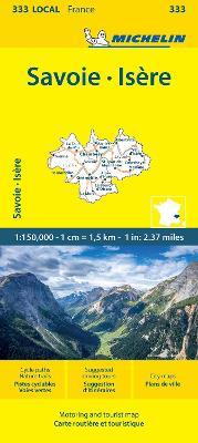 Isere Savoie - Michelin Local Map 333: Map - Michelin - cover