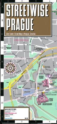 Streetwise Prague Map - Laminated City Center Street Map of Prague, Czech-Republic - Michelin - cover