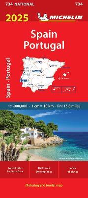 Spain & Portugal 2025 - Michelin National Map 734 - Michelin - cover