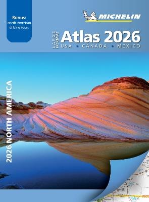 Large Format Atlas 2026 USA - Canada - Mexico (A3-Paperback) - Michelin - cover