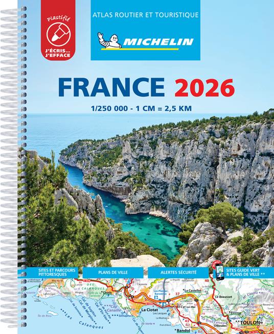 France. Atlas routier et touristique 2026 1:250.000. Ediz. plastificata - copertina