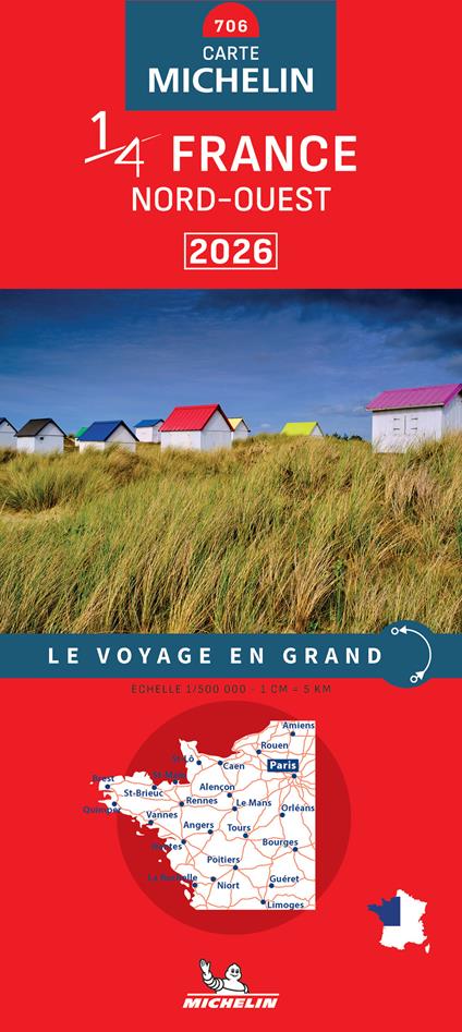 France Nord-Ouest 1:500.000 - copertina