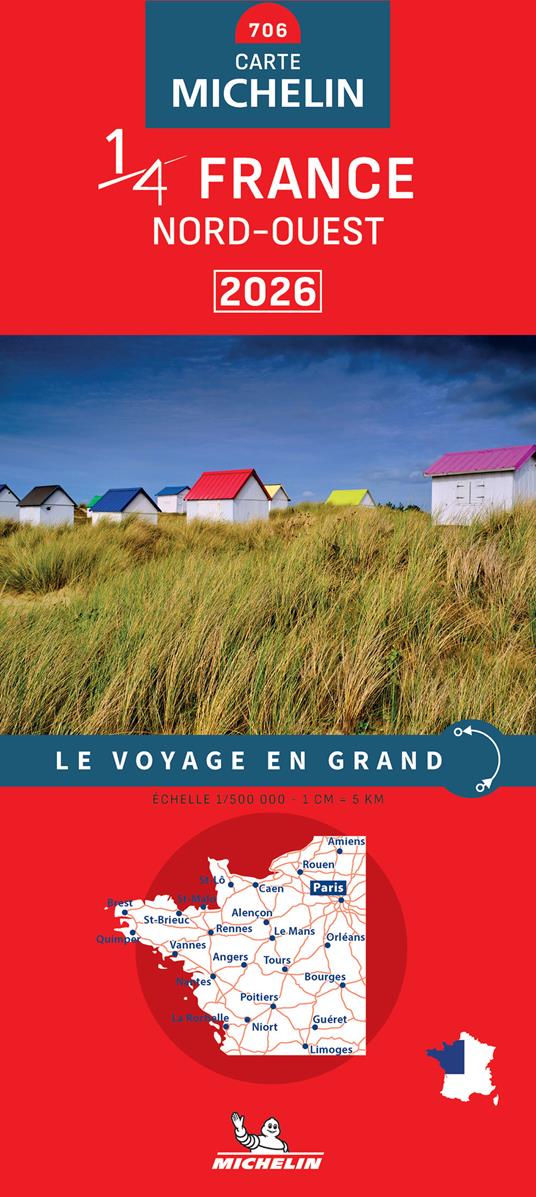 France Nord-Ouest 1:500.000 - copertina