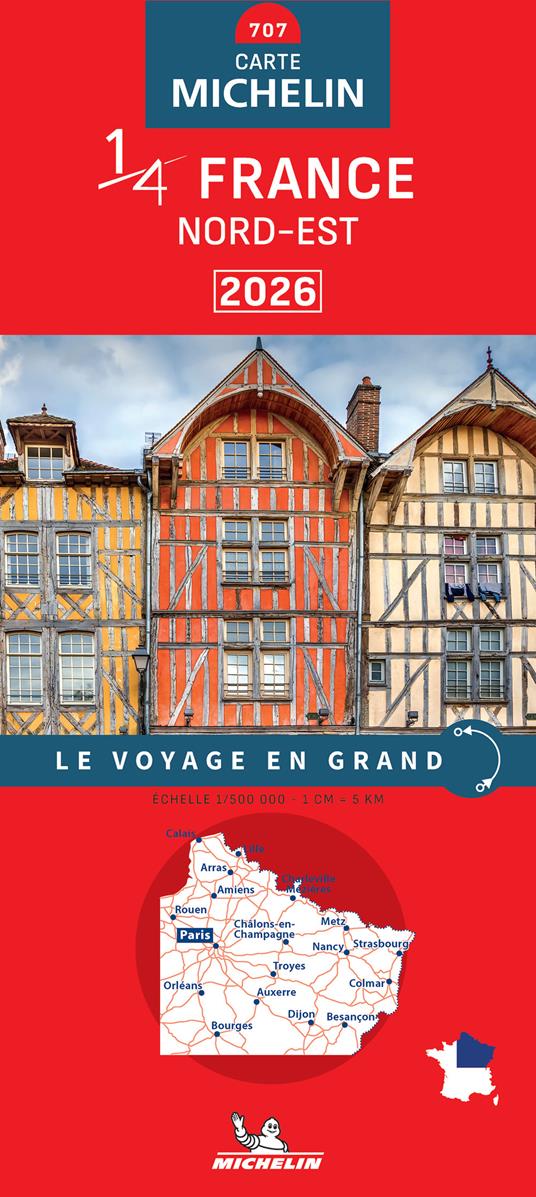 France Nord-Est 1:500.000 - copertina