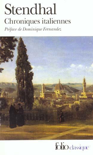 Chroniques Italiennes - Stendhal - cover