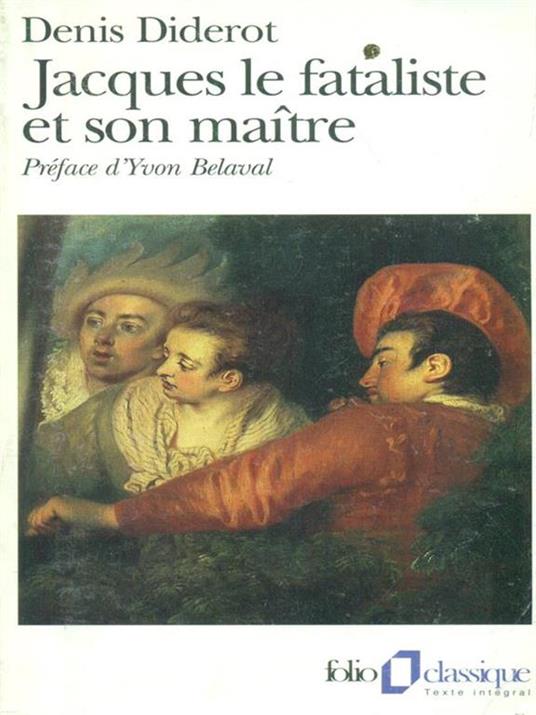 Jacque le fataliste et son maitre - Denis Diderot - copertina