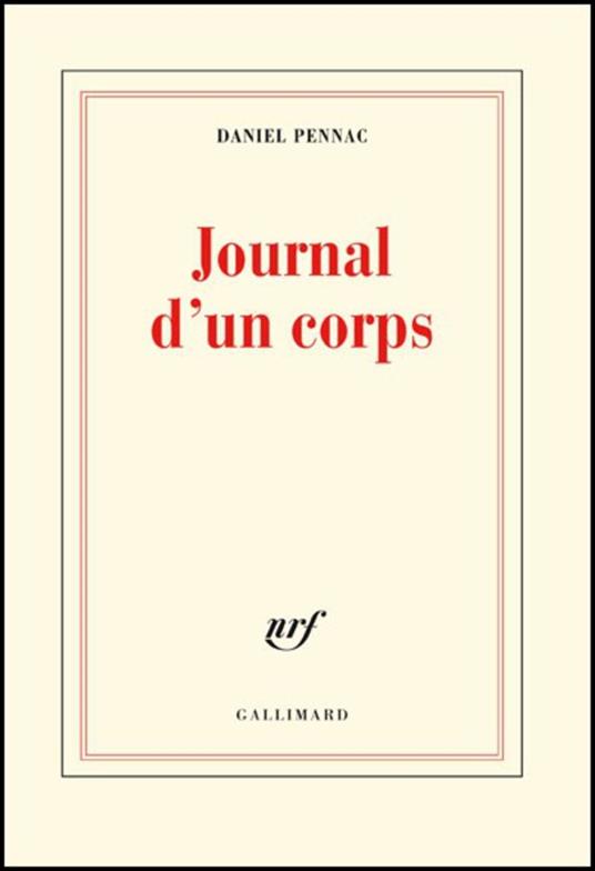 Journal d'un corps - Daniel Pennac - cover