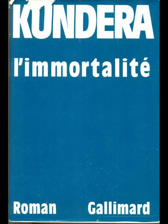 L' immortalità - Milan Kundera - copertina