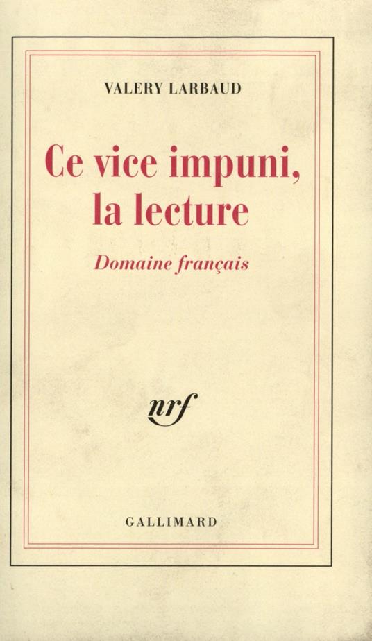 Ce vice impuni, la lecture