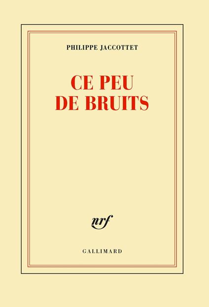 Ce peu de bruits