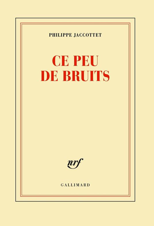 Ce peu de bruits