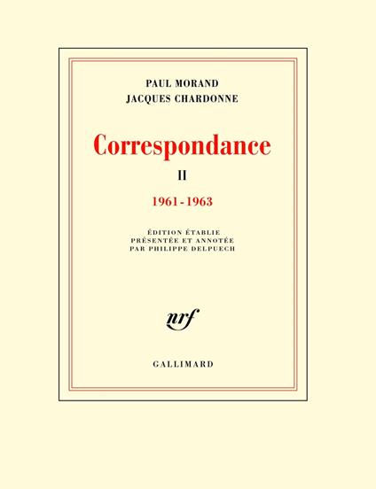 Correspondance (Tome 2) - 1961-1963