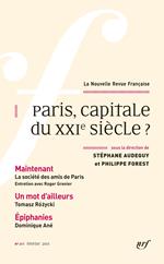 La Nouvelle Revue Française N° 611 - Paris, capitale du XXIe siècle ? (Février 2015)