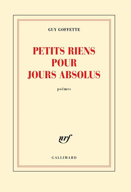 Petits riens pour jours absolus