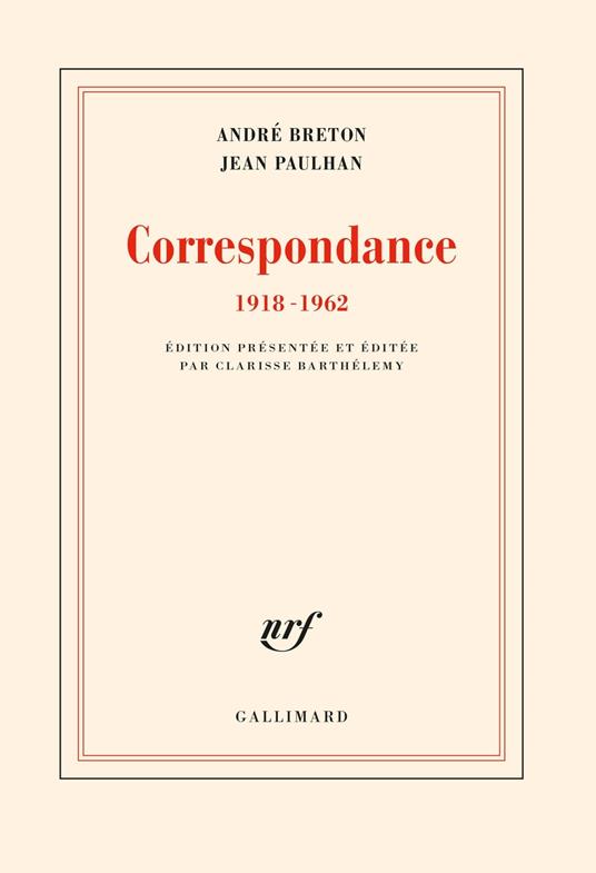 Correspondance (1918-1962)