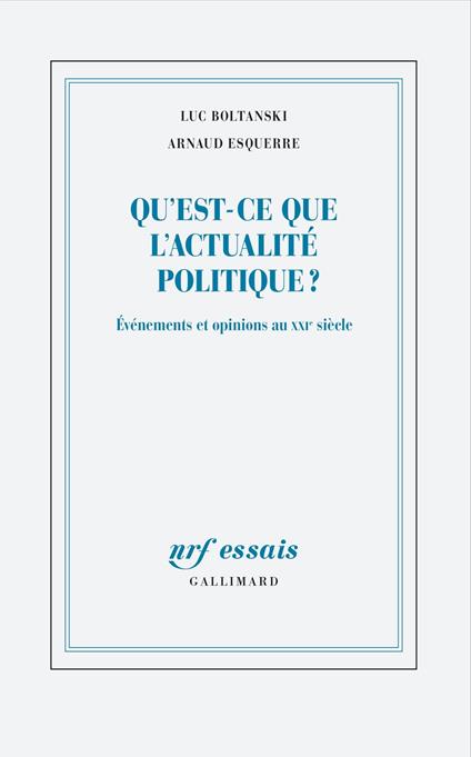 Qu'est-ce que l'actualité politique ?