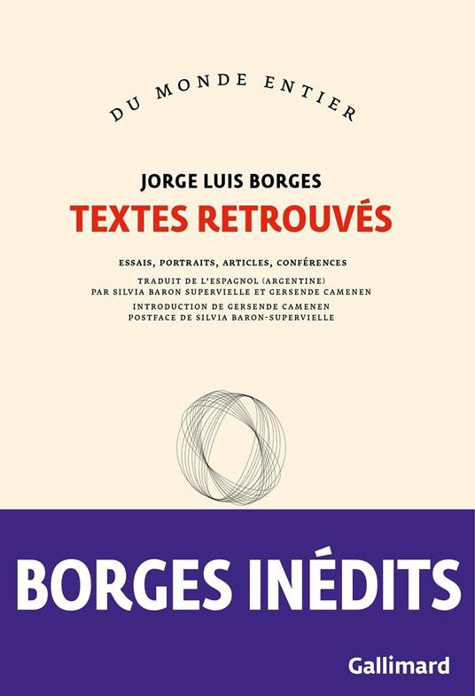 Textes retrouvés. Essais, portraits, articles, conférences
