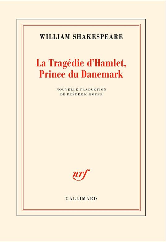La Tragédie d'Hamlet, prince du Danemark