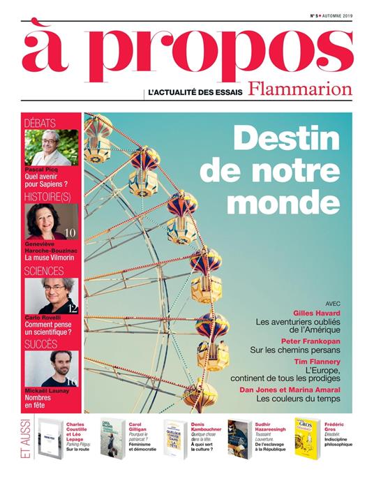 À propos (N°5) – l’actualité des essais Flammarion