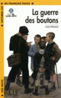 La guerre des boutons - book + CD MP3 - Louis Pergaud - cover