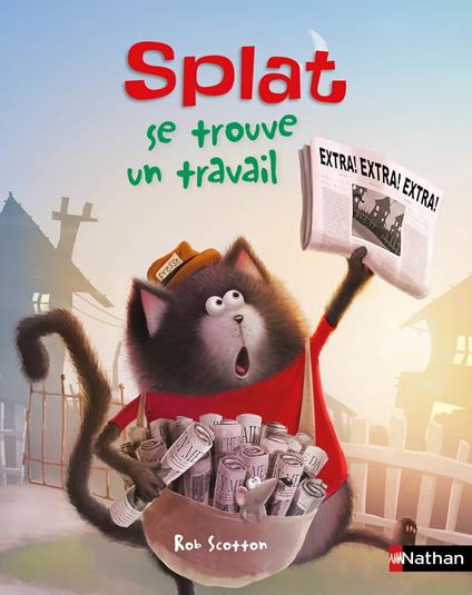 Splat se trouve un travail - Album dès 4 ans - Rob Scotton - ebook