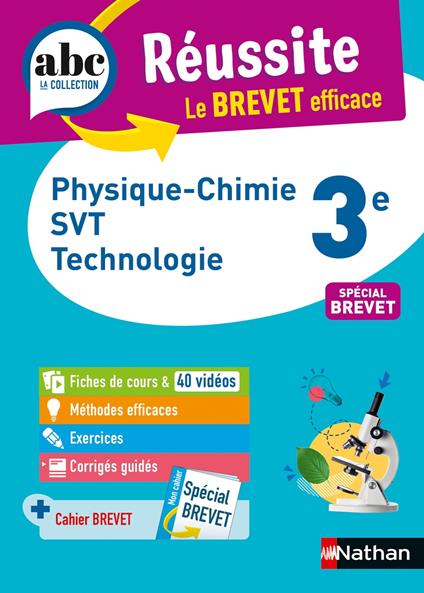 Physique-Chimie - SVT (Sciences de la vie et de la Terre) - Techno 3e - ABC Réussite - Le Brevet efficace - Cours, Méthode, Exercices - Brevet 2026 - EPUB