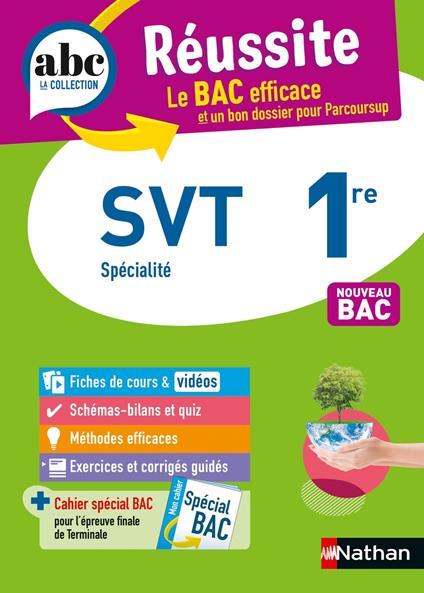 SVT 1re (Sciences de la vie et de la Terre) - ABC Réussite - Bac 2026 - Programme de première 2025-2026 - Enseignement de spécialité - Cours, Méthode, Exercices et Corrigés guidés - EPUB