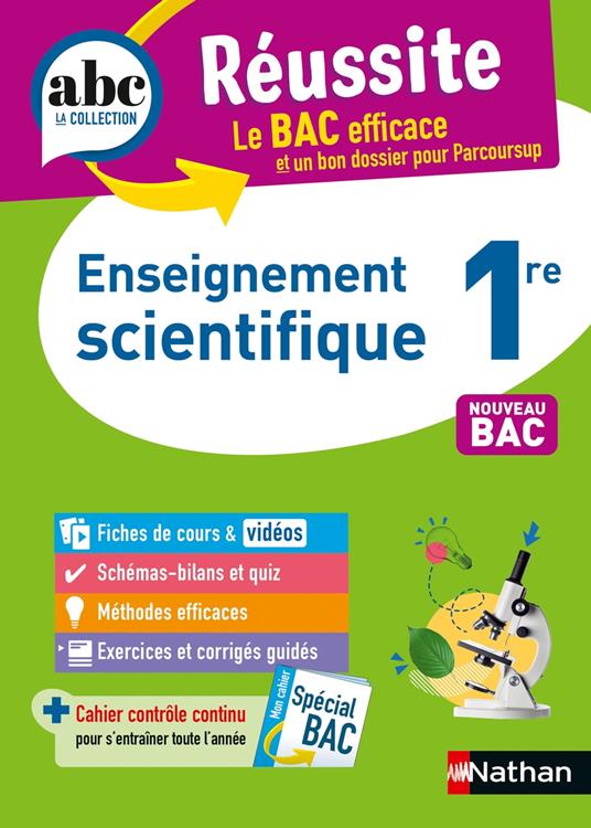 Enseignement scientifique 1re - ABC Réussite - Bac 2025 - Programme de première 2025-2026 - Enseignement commun - Cours, Méthode, Sujets et Corrigés guidés - EPUB
