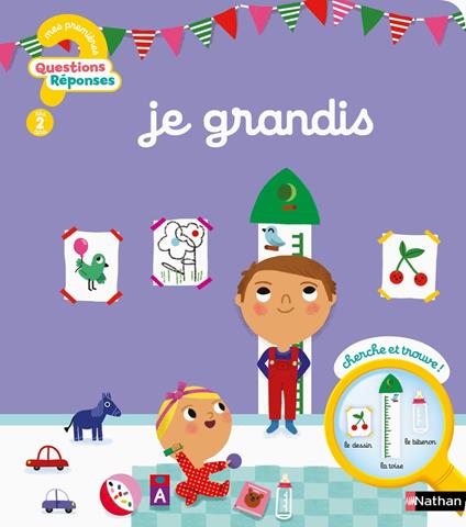 Je grandis - Mes premières Questions/Réponses - Dès 2 ans - Livre numérique - Camille Moreau,Marion Cocklico - ebook