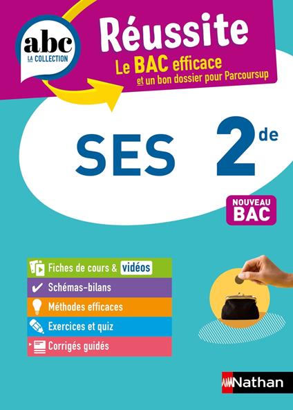 SES 2de - ABC Réussite - Programme de seconde 2025-2026 - Cours, Méthode, Exercices - EPUB
