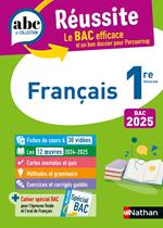 Français 1re - ABC Réussite - Bac 2025 - Enseignement commun Première - Cours, Méthode, Exercices et et corrigés guidés + les 12 oeuvres du Bac - EPUB