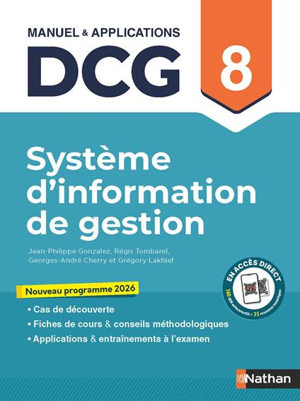 DCG 8 - Système d'information de gestion - Manuel et applications - Nouveau programme 2026 - EPUB