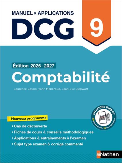 DCG 9 Comptabilité 2026-2027 - Manuel & applications - Nouveau programme 2026 - EPUB