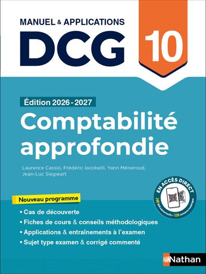 DCG 10 - Comptabilité approfondie 2026-2027 - Manuel & applications - EPUB