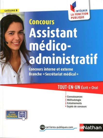 Concours Assistant médico-administratif - Cat. B : ePub 3 FL - IFP