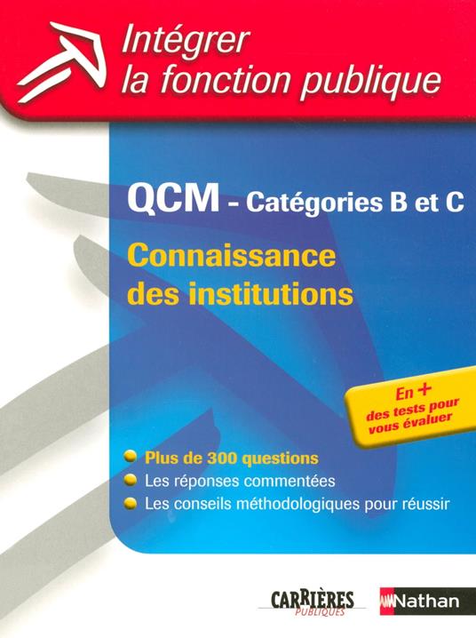 QCM Connaissances des institutions - Catégories Bet C : ePub 3 FL I - IFP