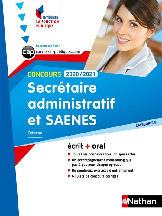 Concours Secrétaire administratif et SAENES 2020-2021 - CAT B N° 1 (IFP) - (EFL3) - 2020