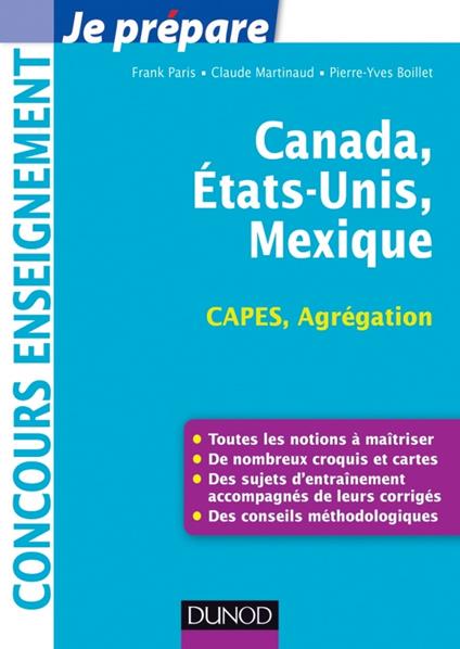 Canada, Etats-Unis, Mexique - Capes-Agrégation