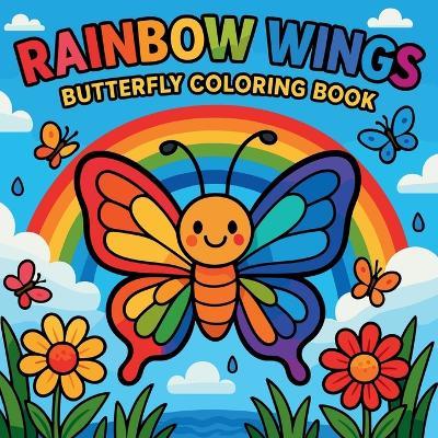 Rainbow Wings - Butterfly Coloring Book - Chris Martin - cover