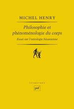 Philosophie et phénoménologie du corps