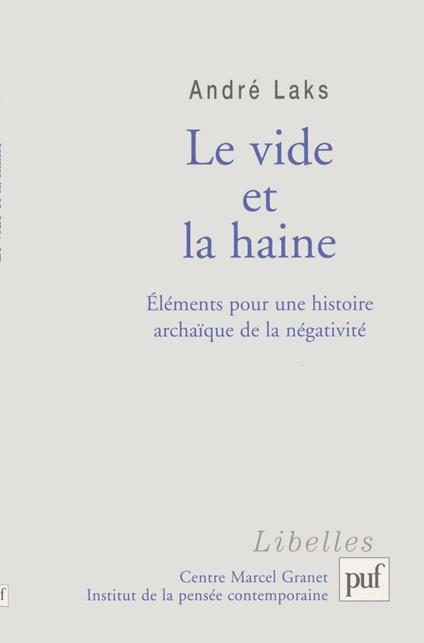 Le vide et la haine